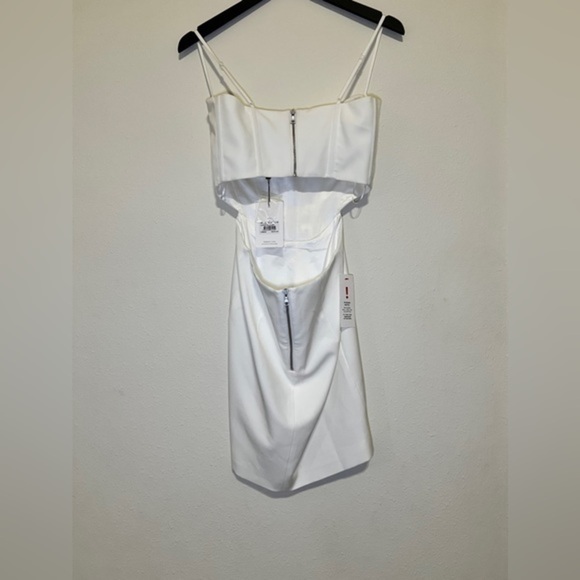 Bardot Bodice Corset Mini Dress White X-Small Party Cocktail - Picture 5 of 9